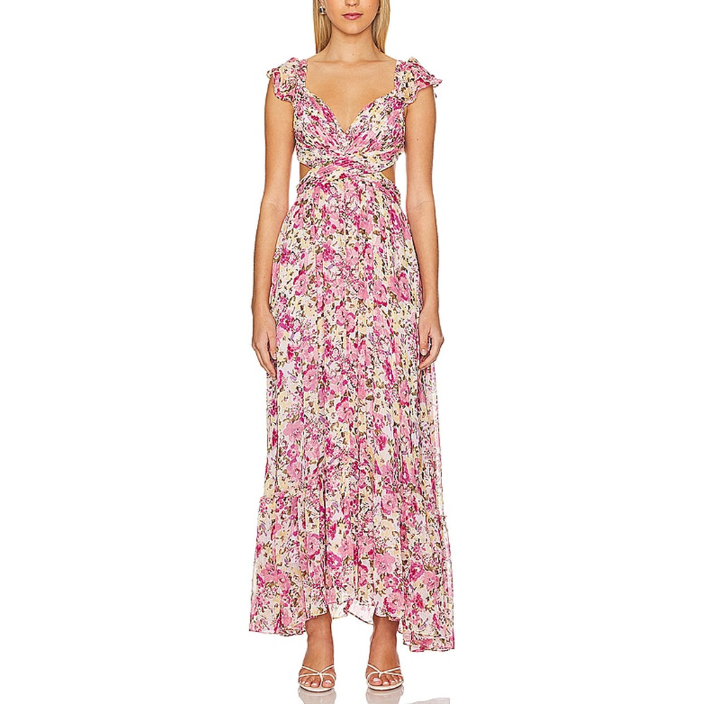 Astr The Label 'Primrose' Pink Polyester Dress Size XS - NWT